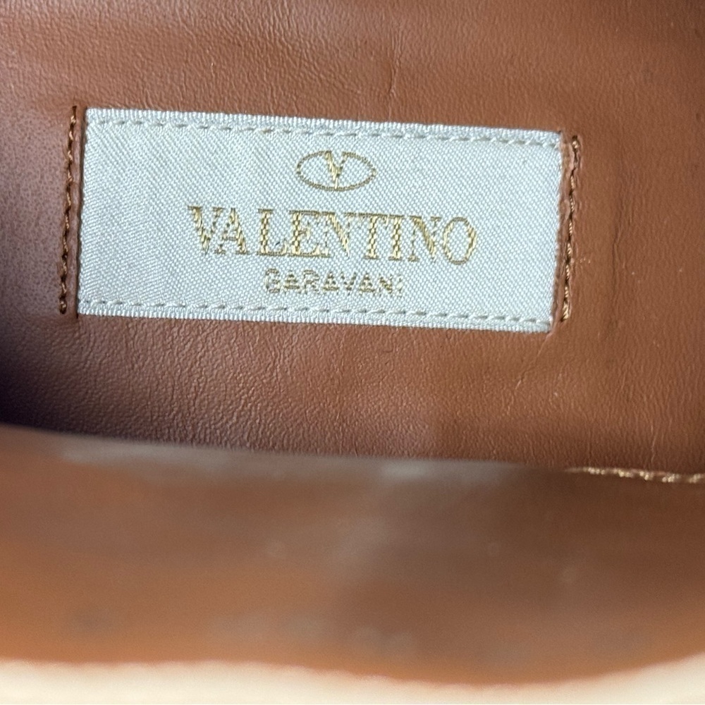 Valentino Garavani Calfskin Embroidered Texan Cowboy Ankle Boots - Size 39.5 - Picture 6 of 7
